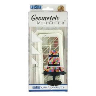 Geometr. multi vykrajovátko pravoúhlé trojúhelníky sada 3 ks
